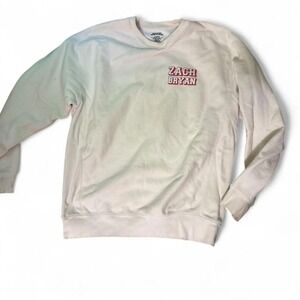 Official Zach Bryan cream crewneck sweatshirt